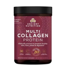Ancient Nutrition Collagen Powder Protein with Probiotics, Unflavored, 16 Oz