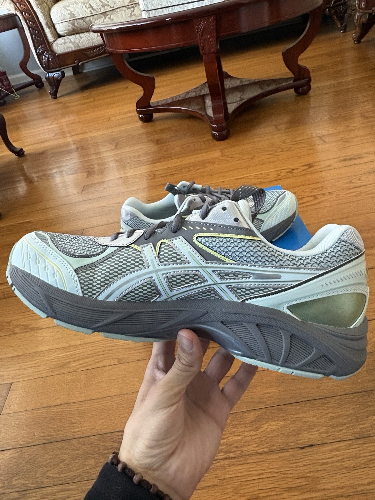 Asics GT-2160 Arctic Blue Green Sneakers Men’s Size 10.5 thumbnail 3