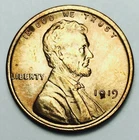 *1919 LINCOLN WHEAT CENT* * GEM BU+++ RED* *RARE HIGH GRADE ISSUE* NR #G3744
