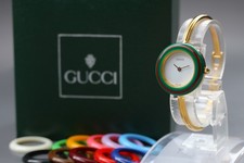 Boxed [Near MINT] GUCCI 11/12.2 Change Bezel 12 Colors Ladies Quartz Watch JAPAN