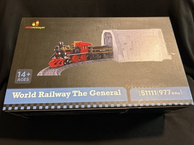 JMBricklayer World Railway The General Train Set 977PCS Sealed Box
