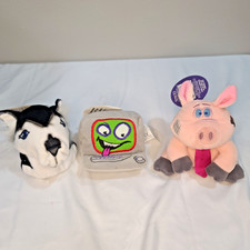 VTG Silly Slammers Beanbag Plush Lot of 3 89 Washington 24computer 102 Snouty