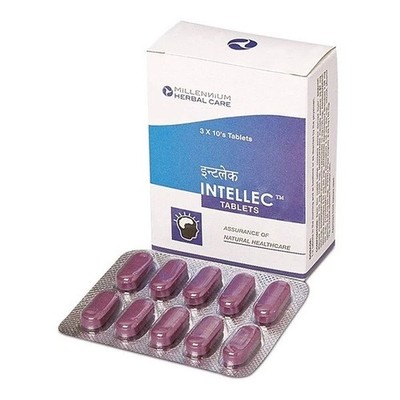 Millennium Intellec 120 Tabs   Memory, Focus & Cognitive Support
