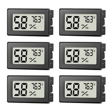3 or 6 Mini Hygrometer Indoor Humidity Meter Small Digital Thermometer Humidity