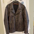 Milwaukee Leather Men's Triple Stitch XL Biker Jacket Conceal Carry Motorcycle