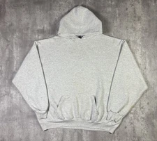 Vintage 90s BVD Gray Blank Pullover Hoodie Mens size 2XL Boxy Heavyweight