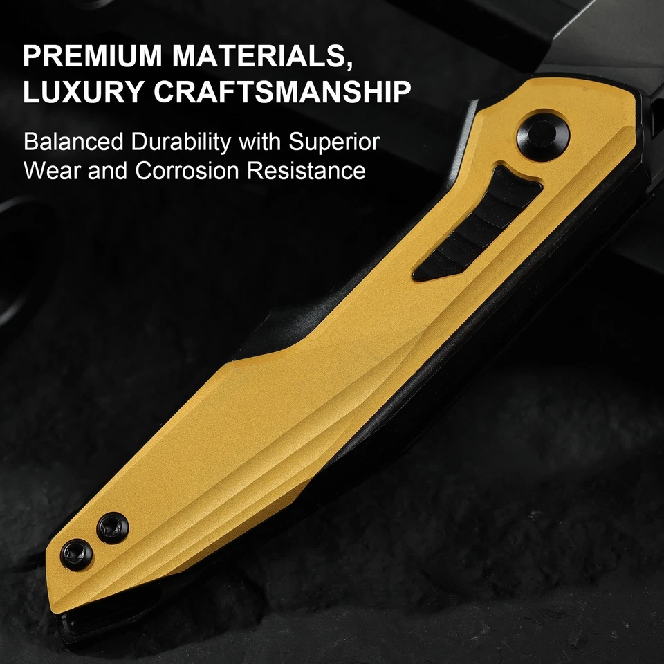 Kizer Zero Folding Pocket Knife S35VN Blade Titanium & Aluminum Handle Ki3664A1 - Image 3 of 4