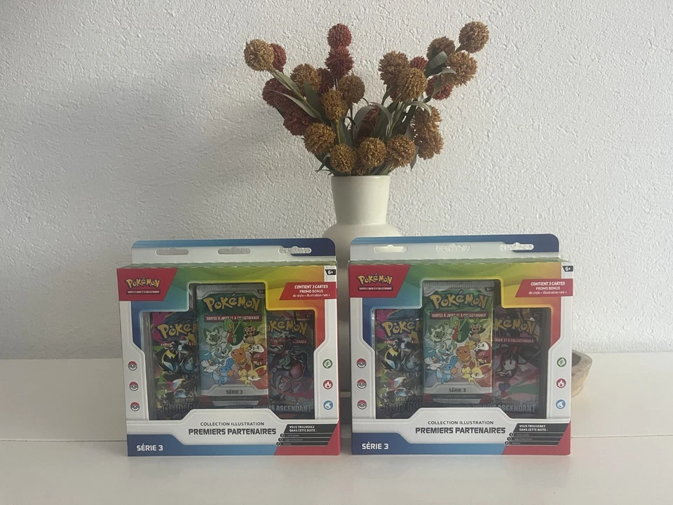 Pokémon JCC Kit Promo Collection Illustration Premiers Partenaires Série1/2/3 FR - Photo 1/2
