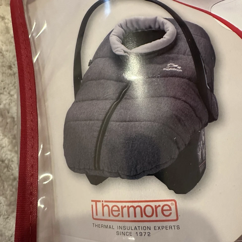 Peg Perego Primo Viaggio Iglú Cubierta Gris Claro Invierno Pesado Asiento Cochecito Foto 3 de 4