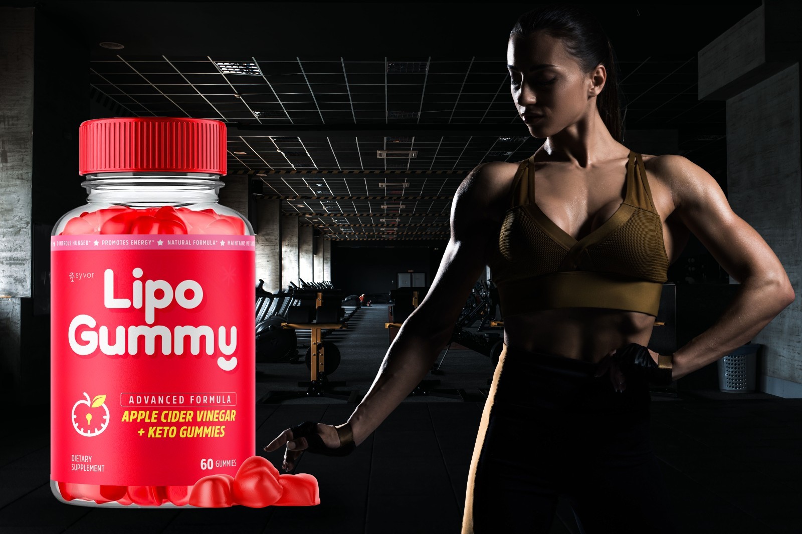 (3 Pack) Lipo Gummy Keto ACV Gummys 1000MG Advanced Formula Vitamin 180 Gummies