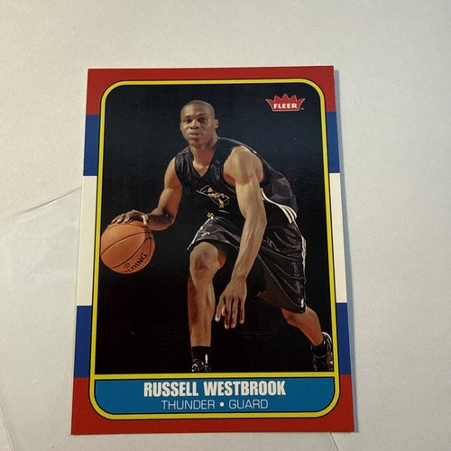 Russell Westbrook #166 2008 Fleer 1986-87 Rookies card