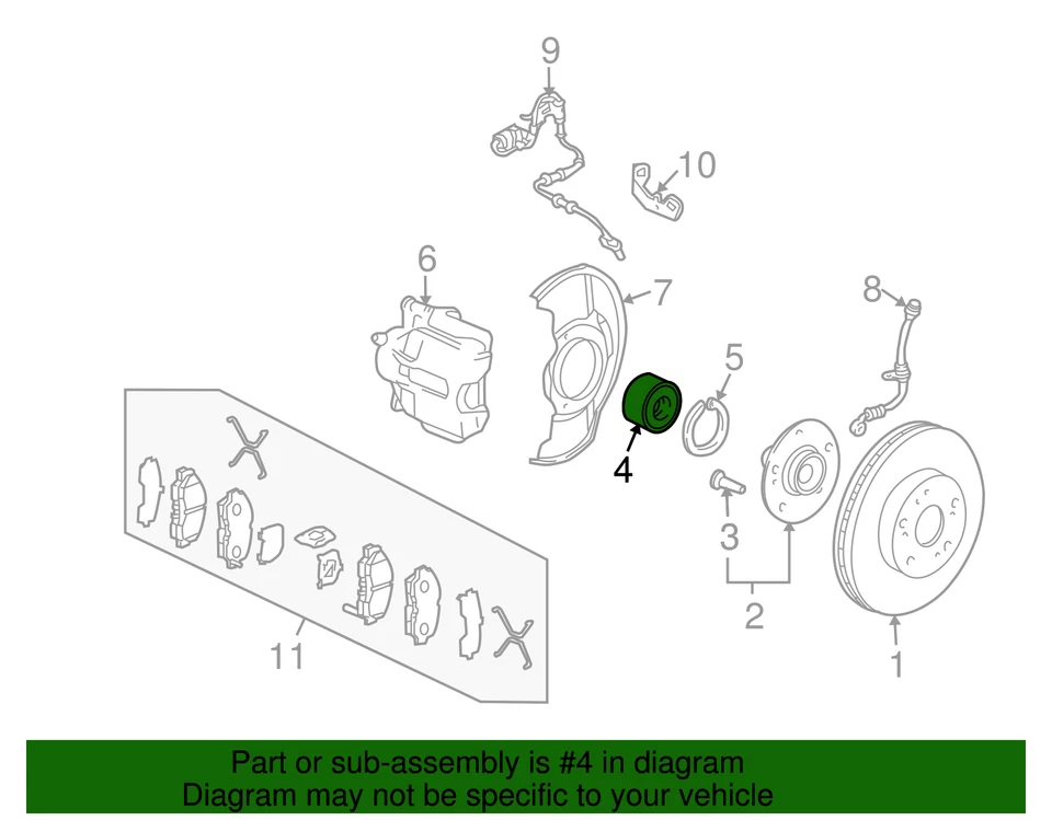 Rodamientos de rueda originales Honda 44300-TSA-K51 Foto 2 de 2