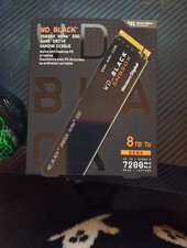 WD BLACK SN850X 8TB NVMe PCIe4.0 M.2 2280 Gaming SSD WDS800T2XHE New