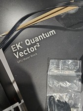 READ! EK-QUANTUM Vector 2 Strix/Tuf RTX 4090 GPU Water Block, D-RGB, Nickel/Plex