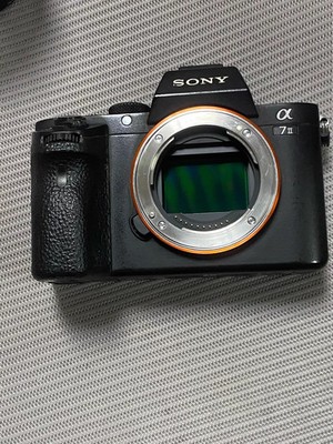 Sony Alpha A7 mark II 24.3MP Full Frame Digital SLR Camera Black Body