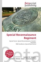 Special Reconnaissance Regiment Lambert M. Surhone (U. A.) Taschenbuch Englisch