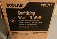 Ecolab Sanitizing Wash 'N Walk 2.5 Gallon