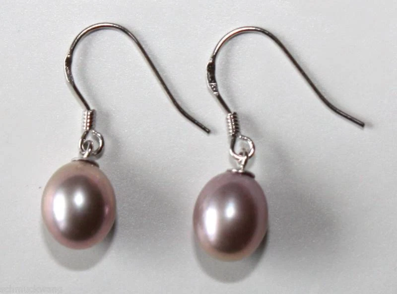 E19V echte Süßwasser Perlen Schmuck Ohrringe Ohrstecker Ohrhänger 925 Silber - Bild 1 von 1