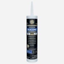 GE SUPREME Clear Silicone WINDOW  DOOR Sealant 10.1 oz. Mold Resistant NEW 