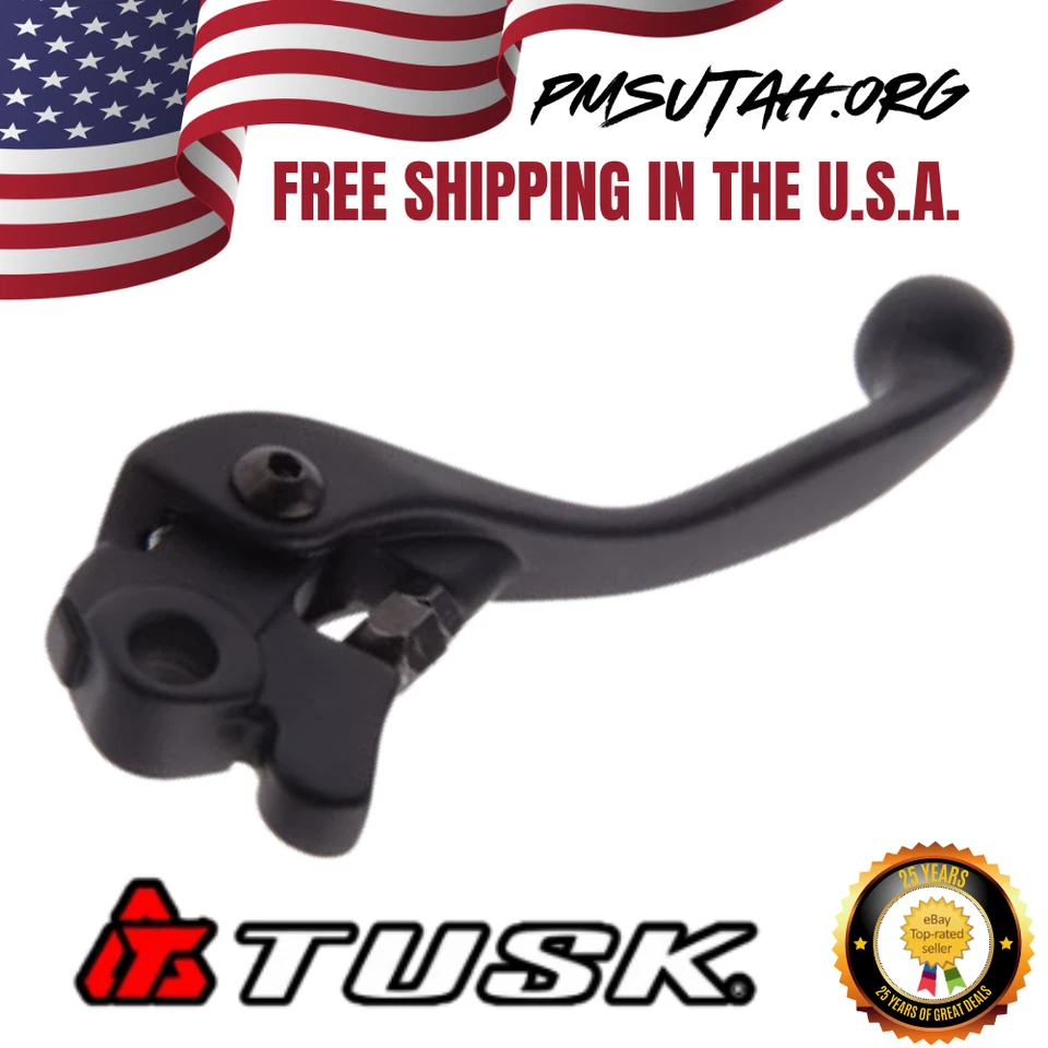Tusk Brake Lever 2004–2025 Suzuki RMZ250 RMZ 250 Black Right Hand Handlebar - Image 2 of 3