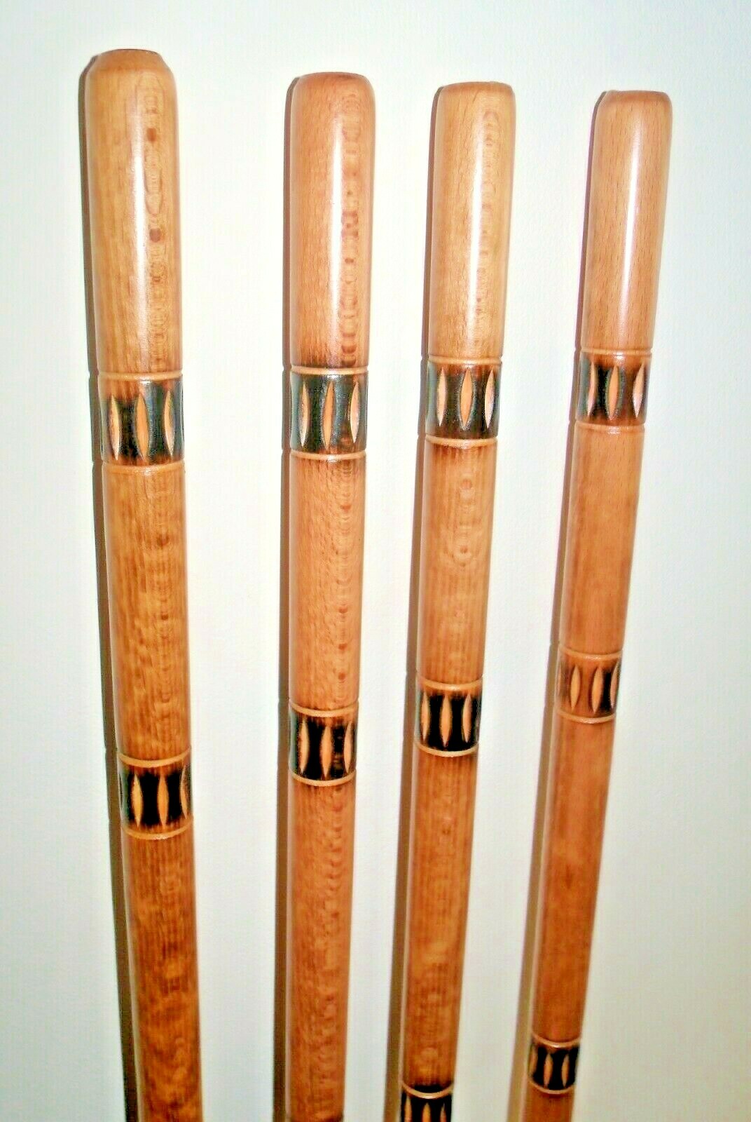 Walking Stick Shafts Stickmaking Prepared Cane Carved Flamed Shanks