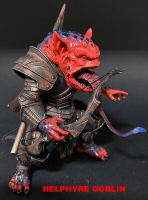 Mythic Legions Helphyre Goblin FIGURE Devil Demon/ 4 FANS OF LOTR