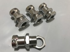 HD OFNA 17mm Hex / Hub Adapter Wheel Extensions Silver