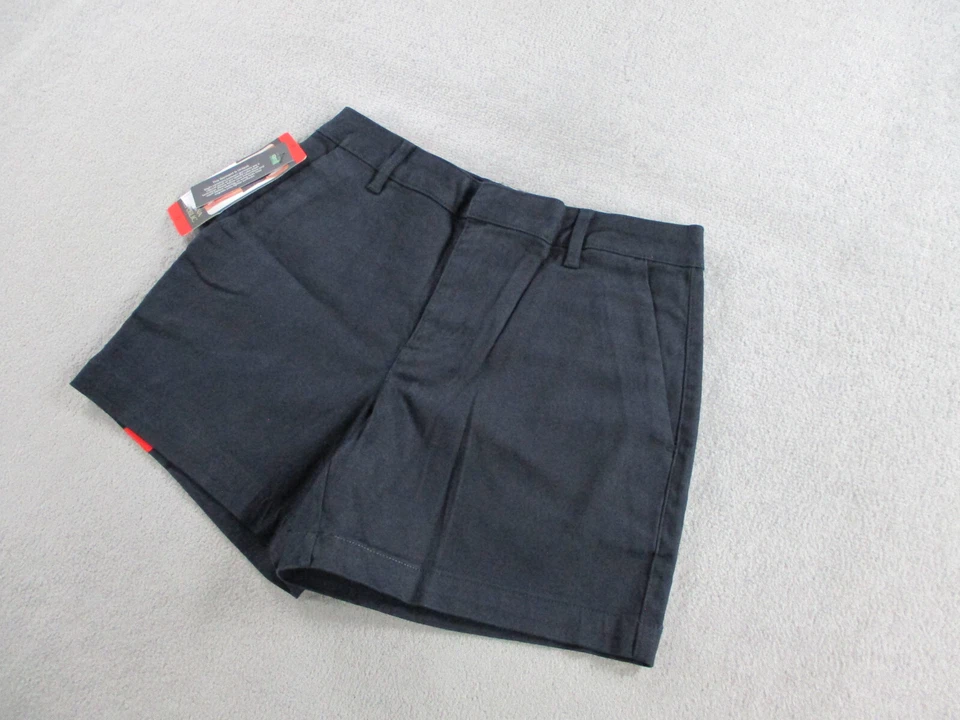 Pantalones Cortos Banana Republic Para Hombres 8 Negros Chinos Verano Elegante Clásico Exterior 5" Nuevos con Etiquetas Foto 2 de 4