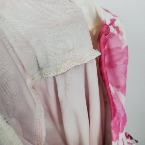 Vintage Speechless NWT Halter Neck Belted Babydoll Top Pink Floral Dress Large - Picture 12 of 14