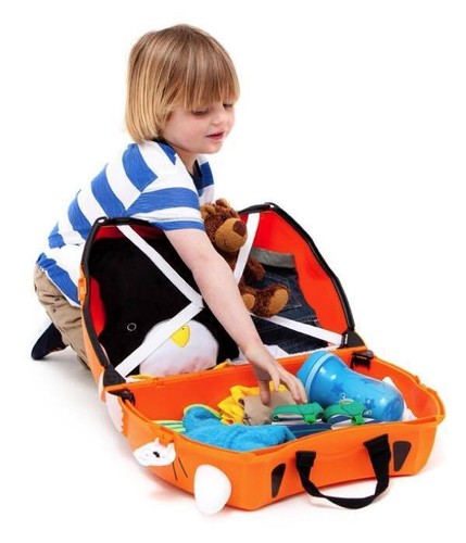 Trunki Tipu Tiger - Ride on Suitcase - Orange - Picture 3 of 3