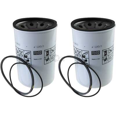 2x Original MANN-FILTER Hydraulikfilter für Automatikgetriebe W 1245/3 x