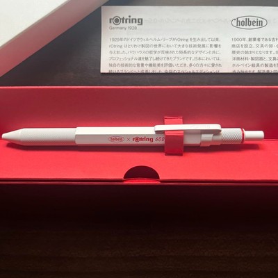 Rotring Holbein Collaboration 600 3 in 1 Multi Pen Permanent White 