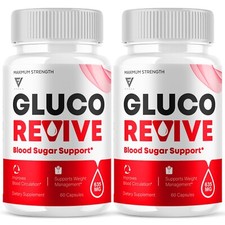 (2 Pack) Gluco Revive Blood Support Supplemen...