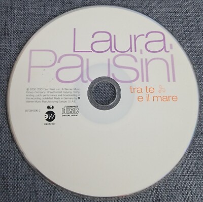 LAURA PAUSINI BETRE TE E IL MARE CD 2000 Popmusik aus Sammlung ohne Hülle 