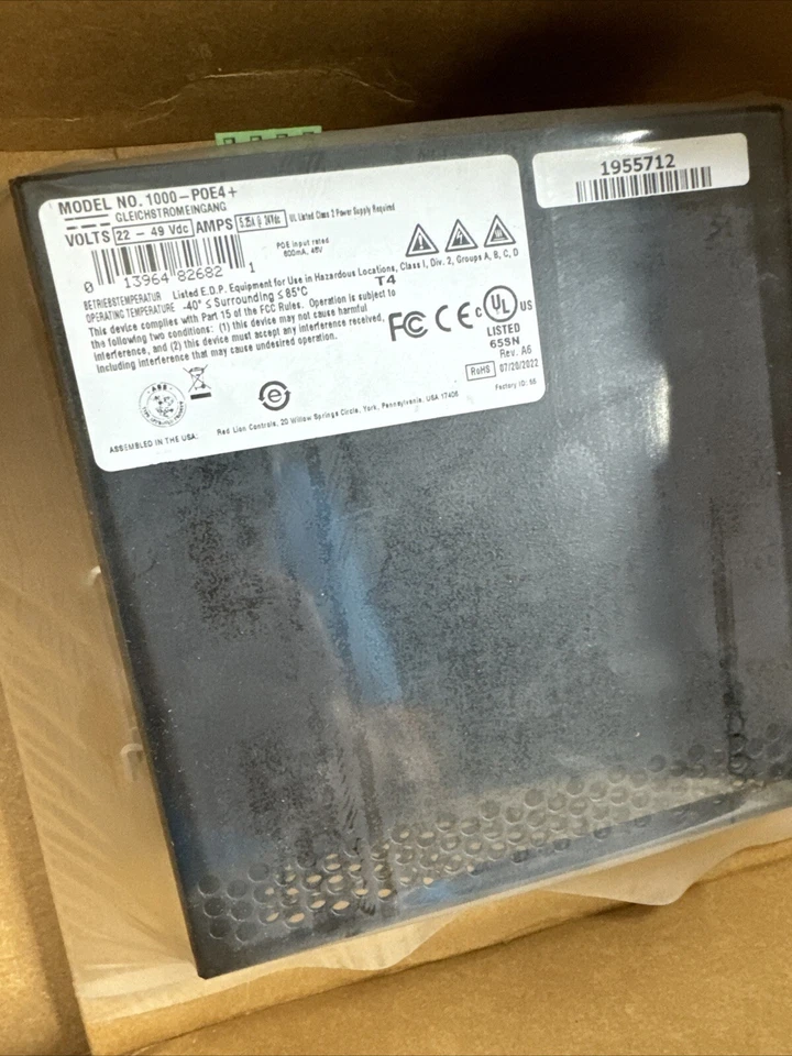 Red Lion N-Tron Series 1000-POE4+ New - Image 2 of 4
