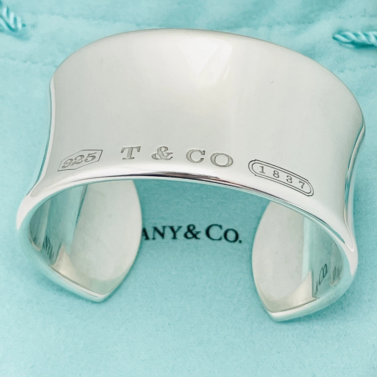 Tiffany wide cuff bracelet sale