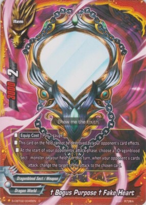Bushiroad Future Card Buddyfight   Bogus Purpose   Fake Heart S-CBT02/0045EN C