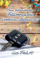Komma³ 01-245 GlüCkwunschkarte Zum FüHrerschein - Inkl. Umschlag