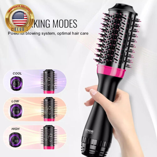 Hair Blow Dryer Brush, 4 in 1 Hair Dryer and Styler Volumizer with Negative Ion, - Picture 3 of 8