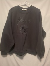 Paris Embroidered Crewneck Hoodie XL Minor Marks Read Description