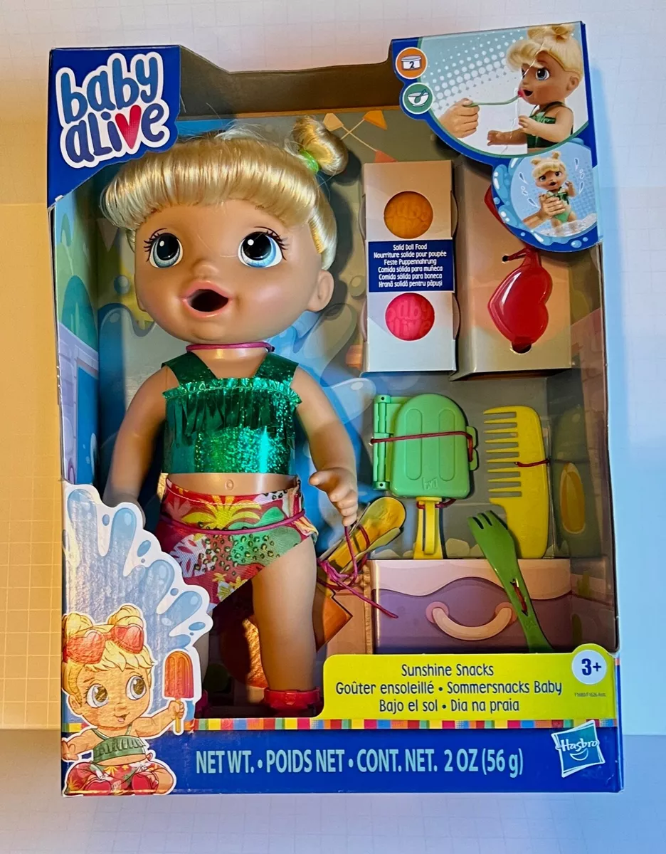 Baby Alive Sunshine Snacks Doll Eats
