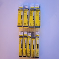 Irwin 1" - 17/32" - 9 Total - Silver  Deming Bit High Speed Steel Black Oxide