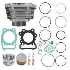 Cylinder Pistons Top End Rebuild Kit for Honda TRX300 Fourtrax FW 4x4 2x4 88-00