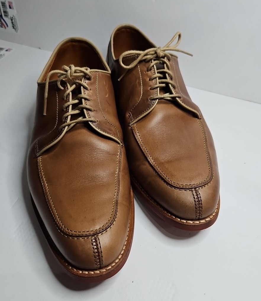 Allen Edmonds Clark Street Brown Leather Oxford Shoes Dainite Sole USA Size 10.5 Fifth Avenue Cap-toe Oxford Dress Shoe with Dainite Sole  main image 4