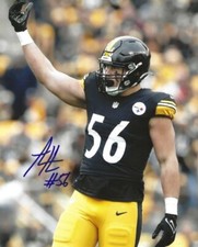 Autographed ALEX HIGHSMITH  Pittsburgh Steelers 8x10 Photo w/Show Ticket