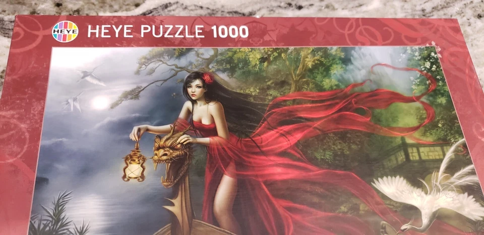 2010 Heye Puzzle Forgotten Swans Cris Ortega 1000 Puzzle 29389 Germany Fantasy - Image 2 of 4