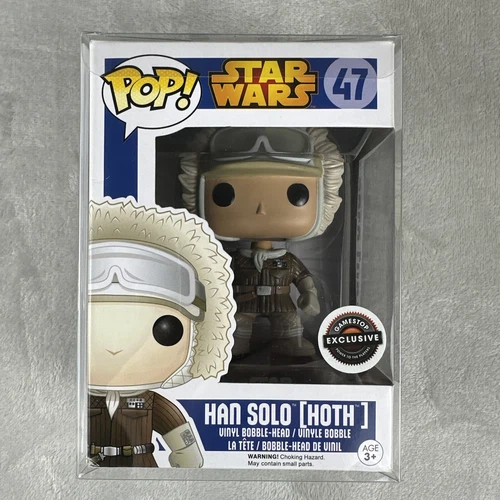 Funko Pop! Vinyl Star Wars Han Solo #47 GameStop Exclusive Vaulted Protector
