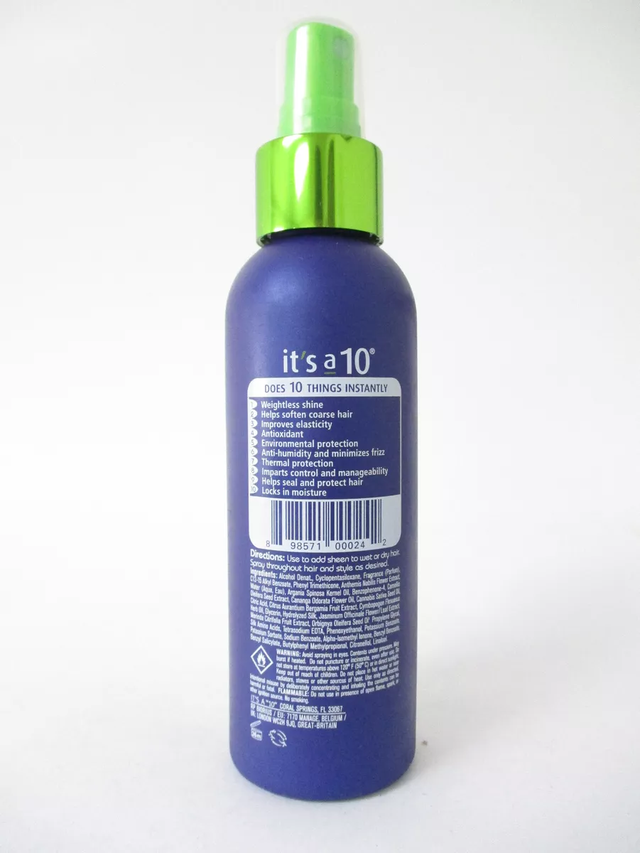 It's a 10 miracle shine spray with sale noni oil