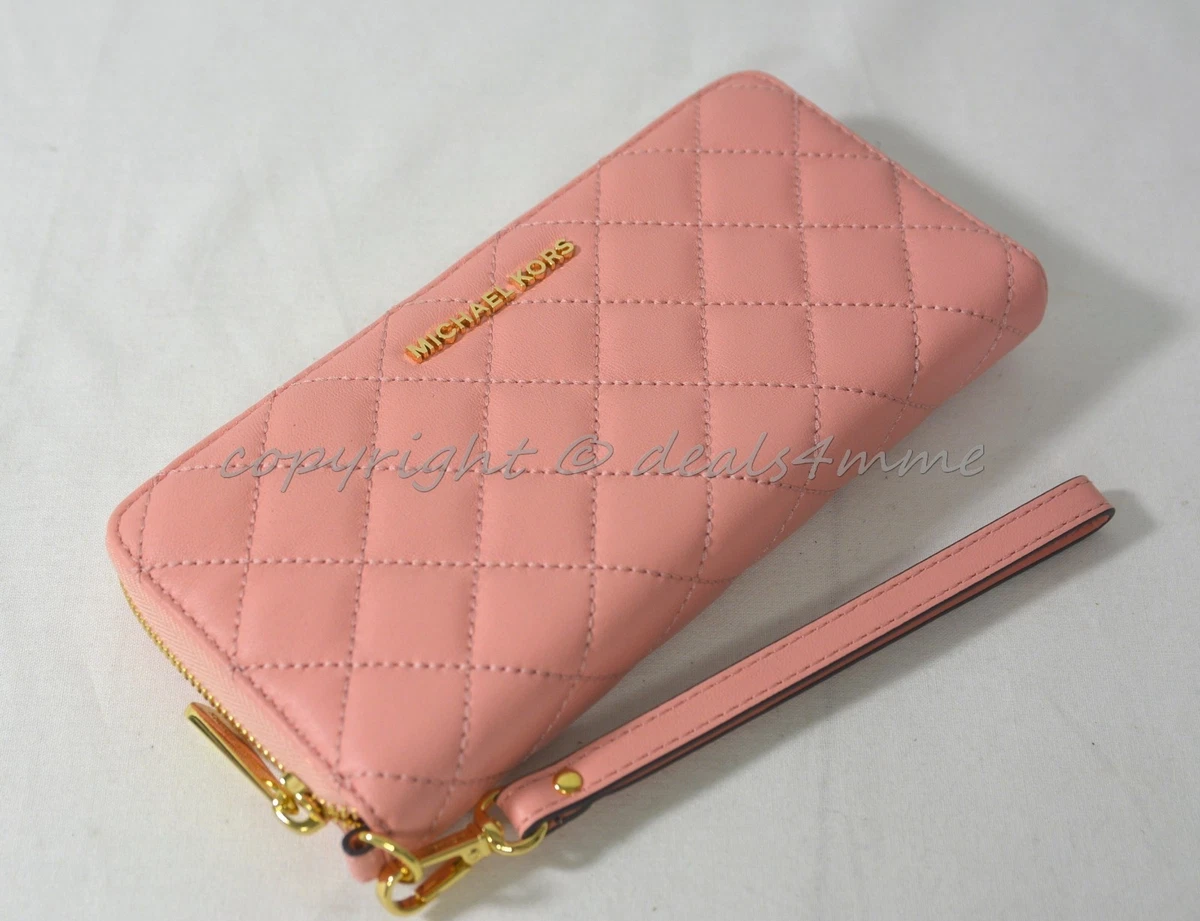 Michael kors fulton wallet pink deals