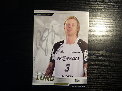 THW Kiel   Autogrammkarte  Borge Lund  / Handball